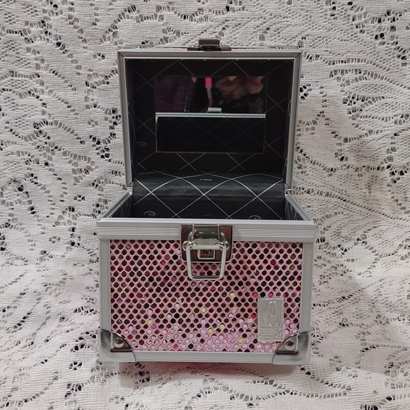 4" x 5" Pink Sequin Caboodle's Box - Picture 6 of 9